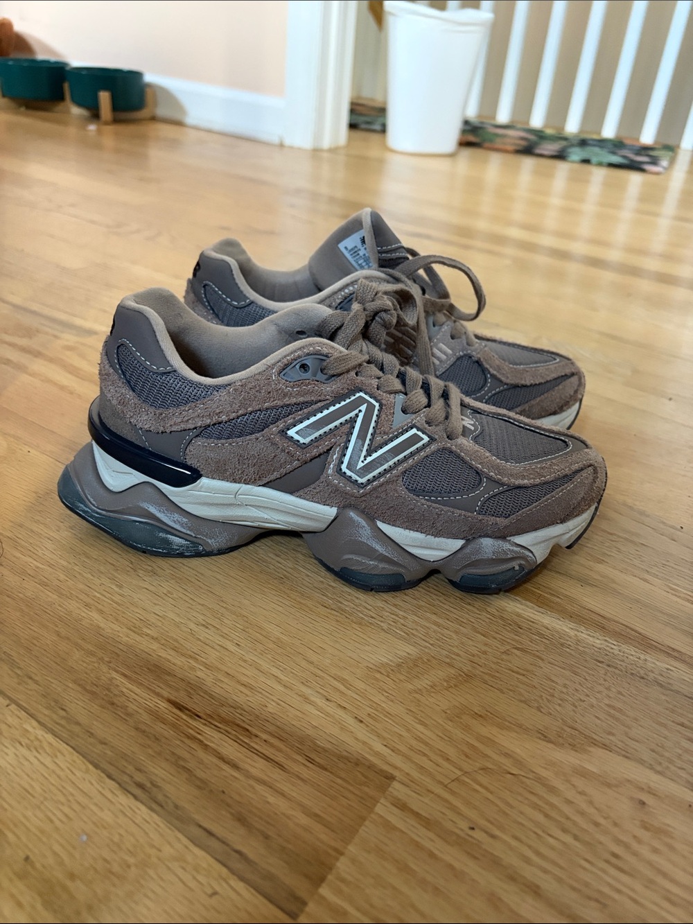 New Balance Brown and Gray Women’s Sneakers